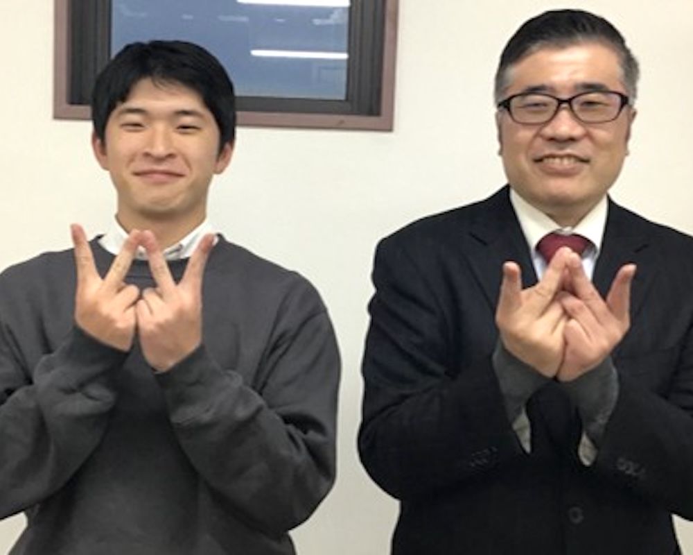 林田君と森本教室長