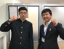 宮下聖都くんと岩佐先生