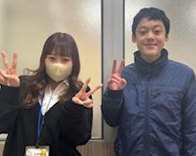 髙田宗史くんと川上先生