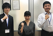 山脇先生と内村秀風ちゃんと岩佐先生