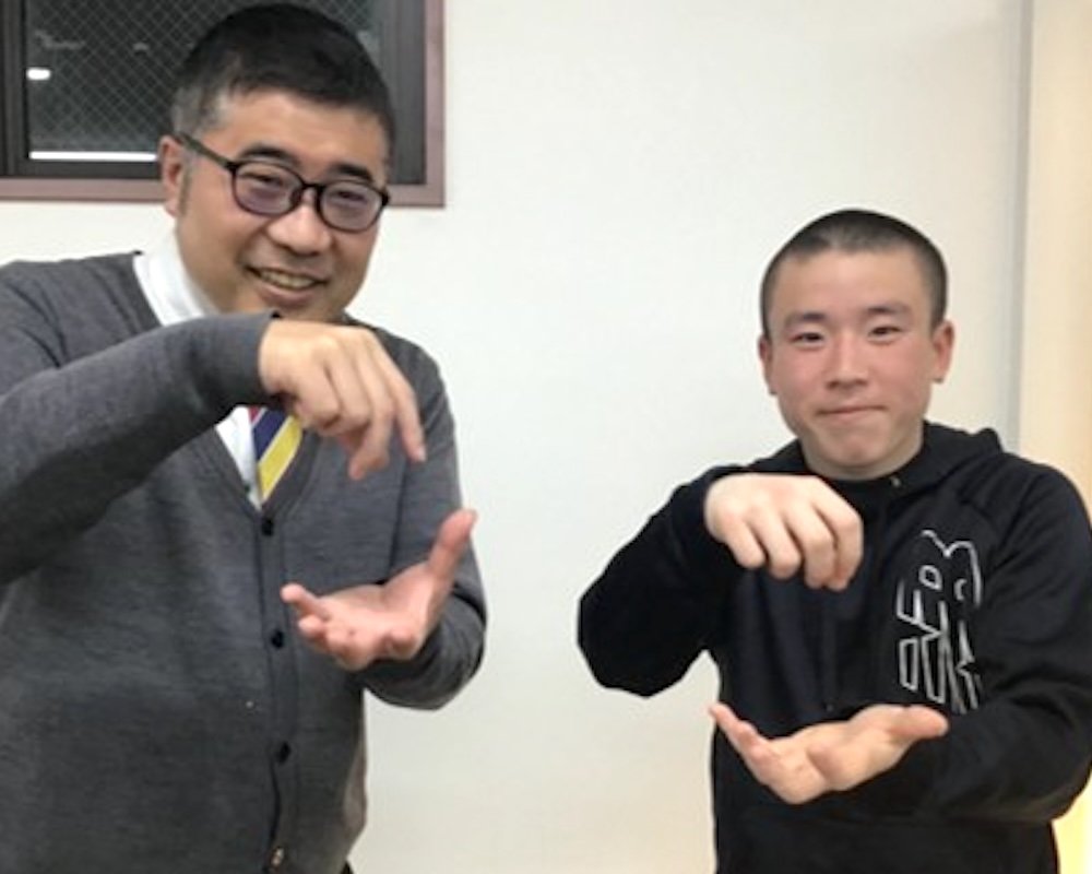 中西君と森本教室長