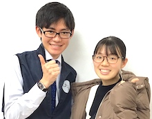 白川先生と富永さん