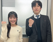 田中杏奈さんと相良先生