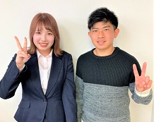 福島 颯人さん と 松田先生