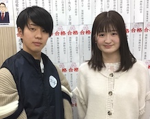 小島先生(左)と田畑さん(右)