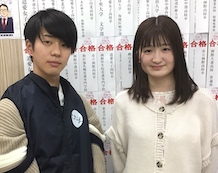 小島先生（左）と田畑さん（右）