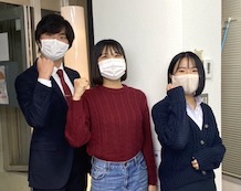 橋本さんと平田先生・鈴木先生