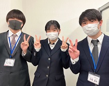㑹田先生と井上さんと松尾先生