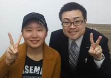 藤井さんと中川教室長