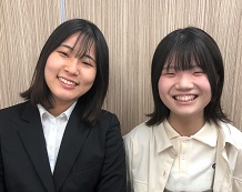 福岡薫先生と鈴木愛椛さん