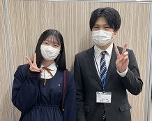 榊原詩乃さんと松本先生