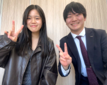 大谷陽真里さんと児島教室長