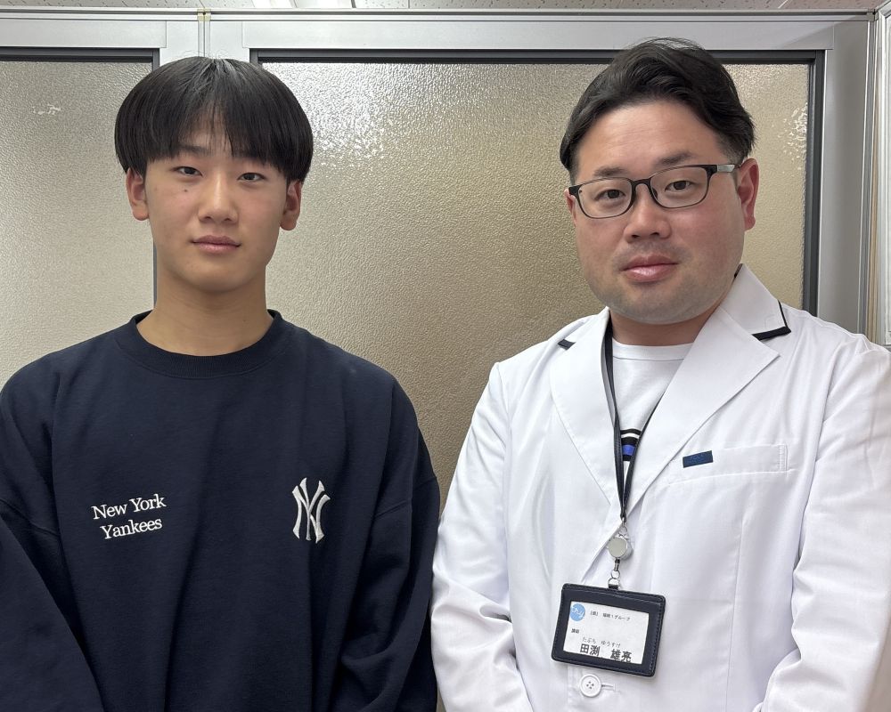 Uくんと田渕先生