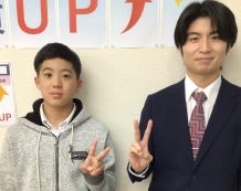 平山敦基さん、佐藤先生