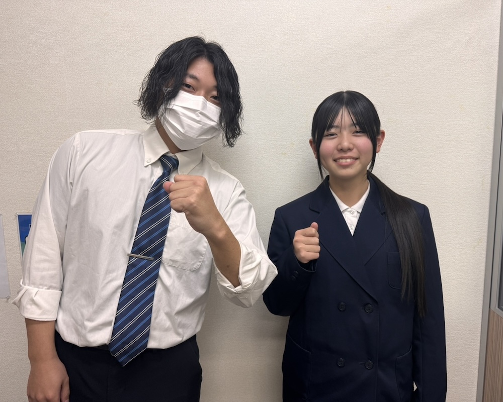 中村先生と山田旺佳さん