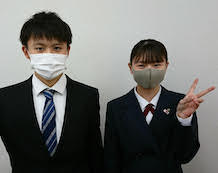 桐光瑠さんと中山先生