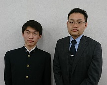 坂本一真くんと上田先生