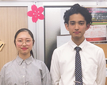 担当の先生との一枚