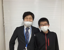 橋本君と向井先生