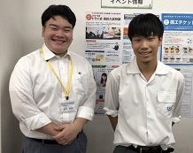 大西遼さんと酒井先生