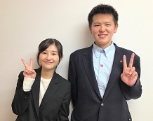 矢橋甲伊斗さんと安田先生