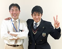 堀江悠太くんと伊香賀先生