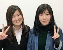 川端祐菜さんと井手先生