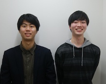 河村先生(左)と二宮くん