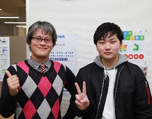 奥木聖和君と橋本先生