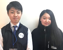 小関隆介先生と浅田彩乃さん