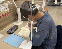 自習中の様子