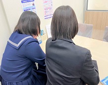 マンツーマン指導の様子