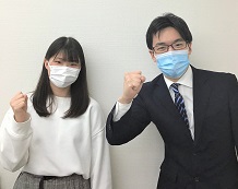 齊藤楓葵さんと遠藤先生