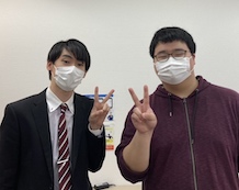 寺尾拓己君と中村先生