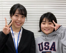 萩野谷さん と 安藤先生