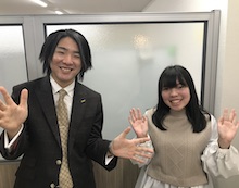 山中 瑞貴さんと藤井先生