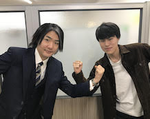 近藤 楓馬君と藤井先生