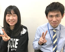 森田ほのかさんと藪内先生