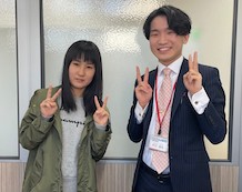 吉澤 穂乃佳さんと中石先生