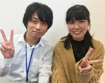 髙井夏葵さんと高木先生