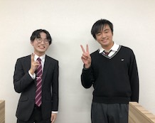 水谷 颯汰君と中石先生