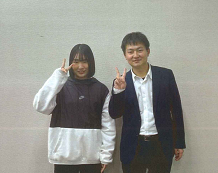 北海道釧路北陽高校 合格 高橋美那さんと谷内先生