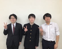 北里大学（海洋生命科学部）合格　鈴木蒼一朗くん（釧路北陽高校出身）