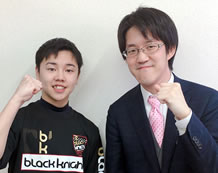 野本翔愛くんと教室長松本