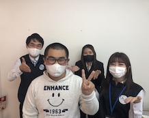 中尾くんと有馬先生・藤原先生・宮永先生