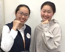 髙橋ひまり先生と佐々木凜さん