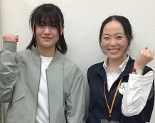 前田すみれさんと櫻井遥先生