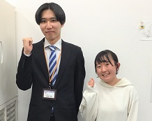 大野渉先生と吉村美咲さん