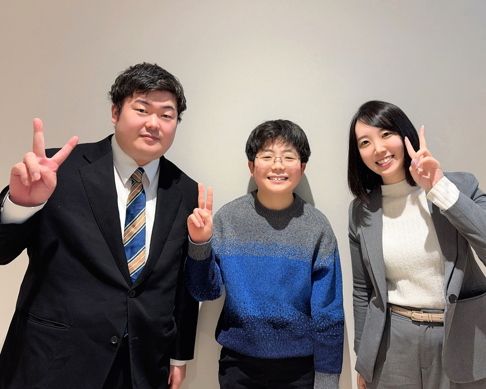 石田先生・井元くん・林