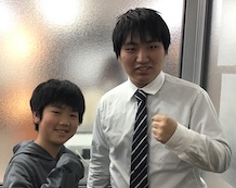 豊田君と加藤先生